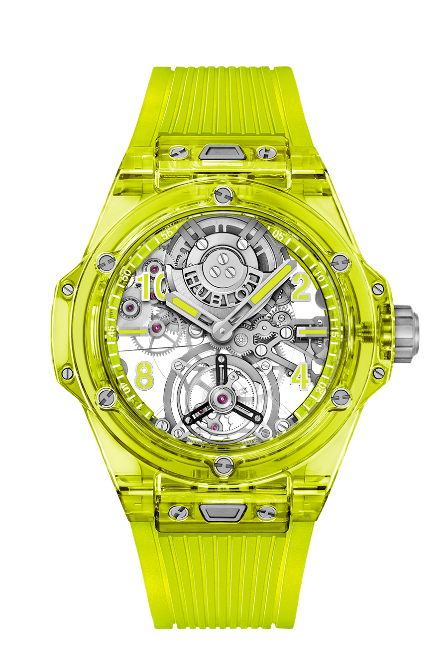 Hublot  Big Bang Tourbillon Automatic Yellow Neon Saxem