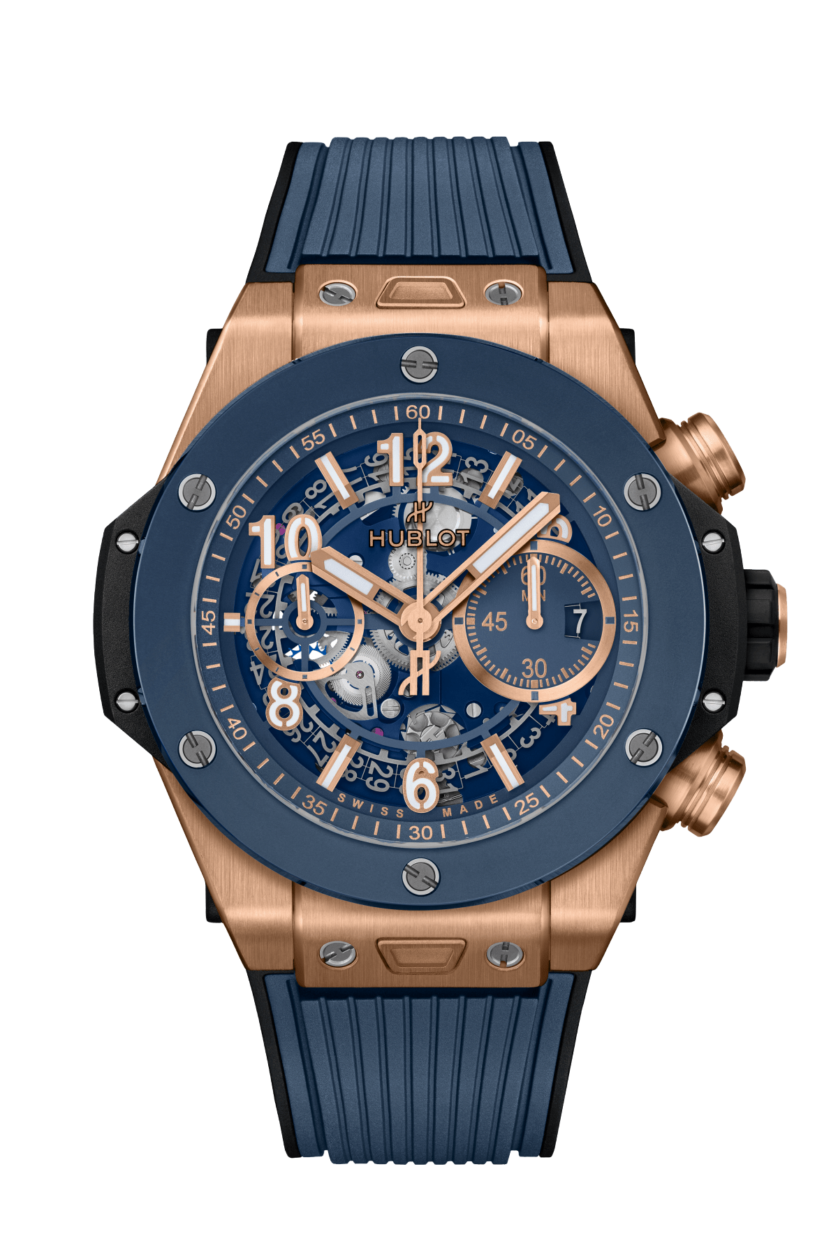 Hublot  Big Bang Unico King Gold Blue Ceramic