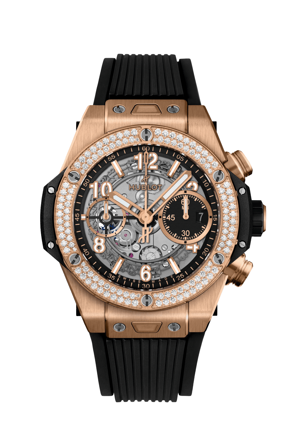 Hublot  Big Bang Unico King Gold Diamonds