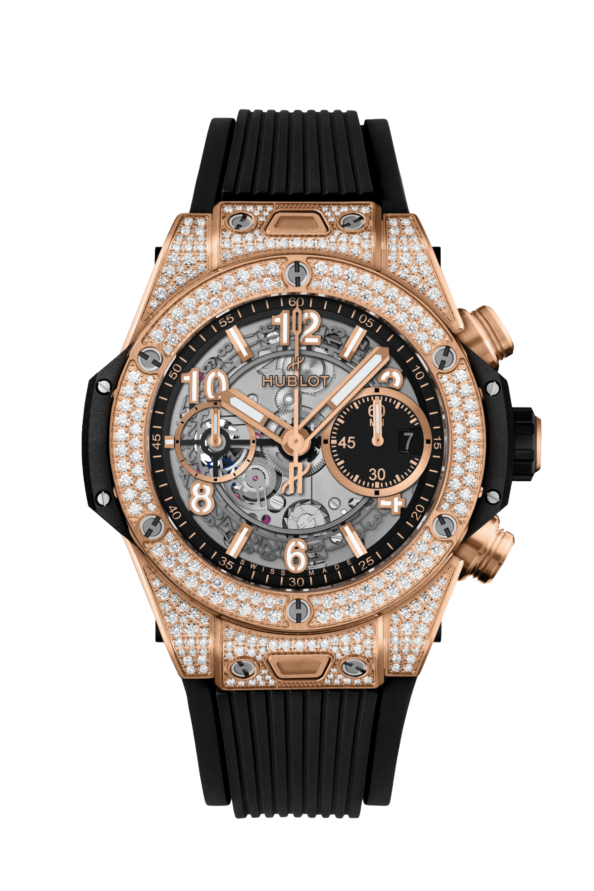 Hublot  Big Bang Unico King Gold Pavé