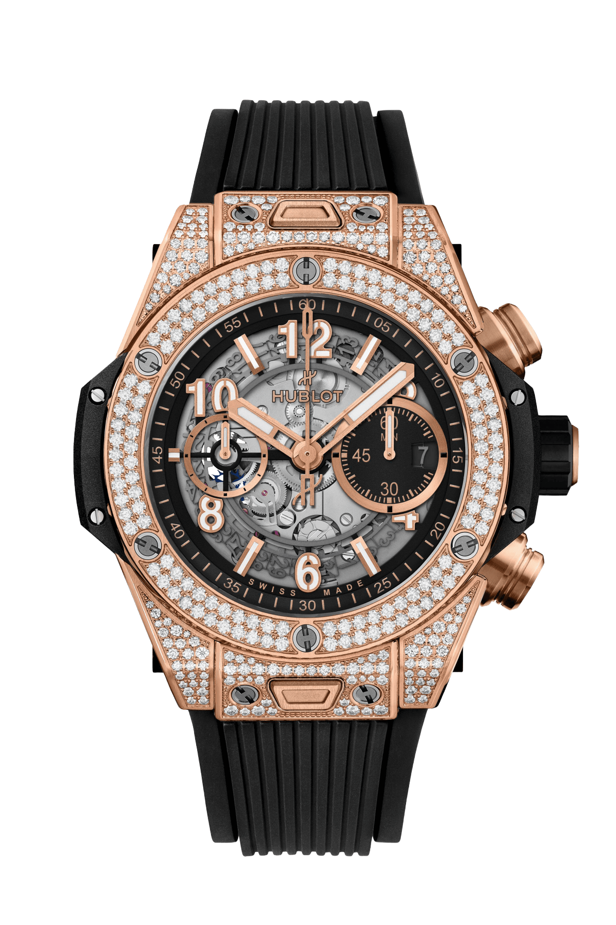 Hublot  Big Bang Unico King Gold Pavé