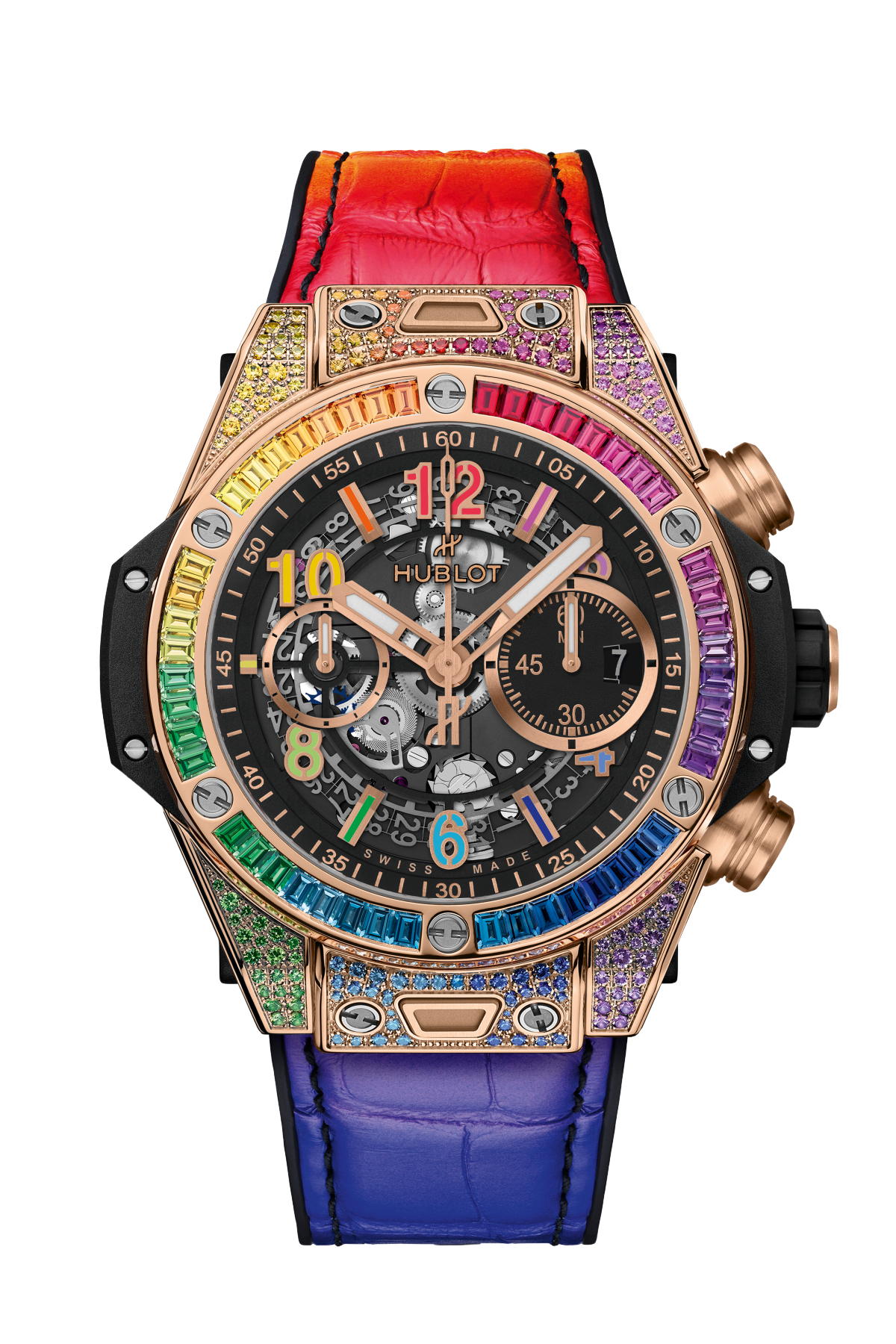 Hublot  Big Bang Unico King Gold Rainbow