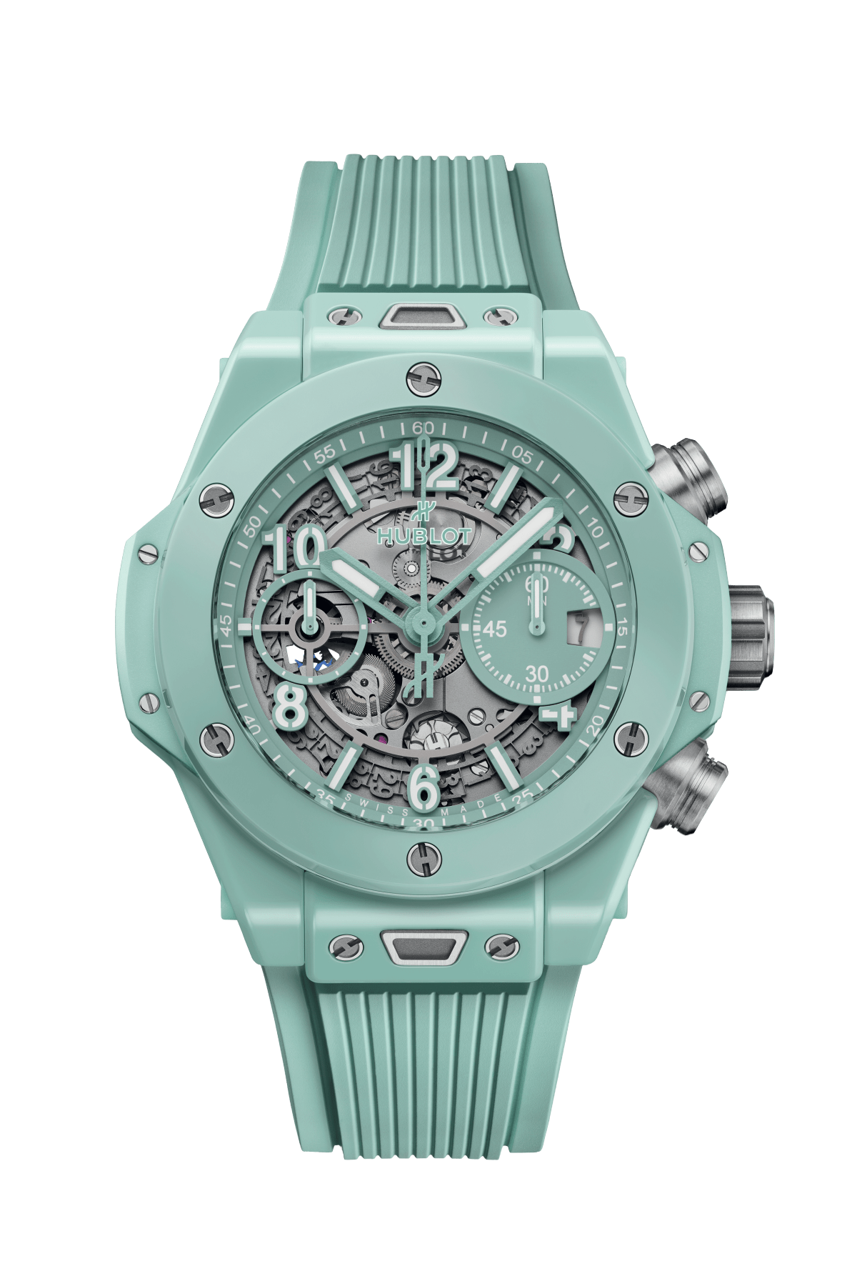 Hublot  Big Bang Unico Mint Green Ceramic