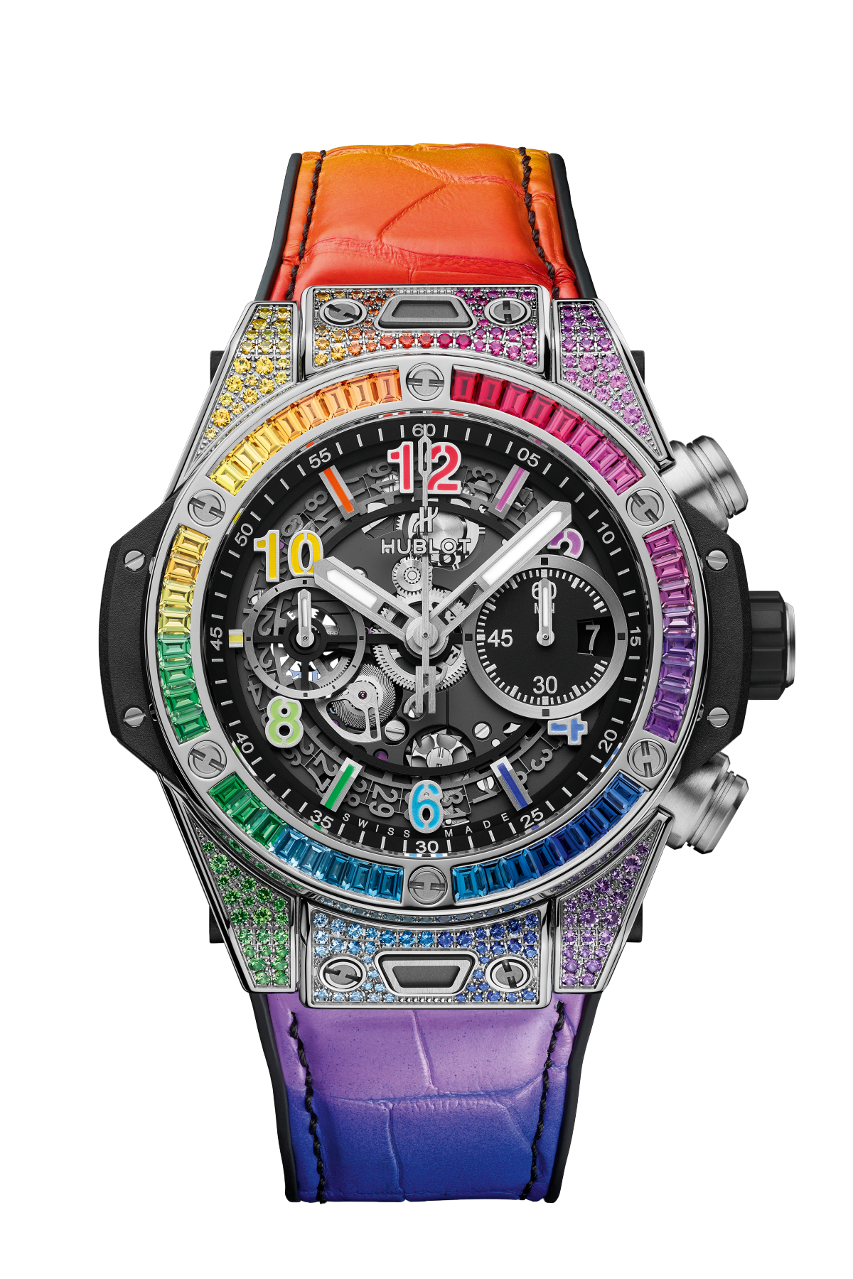 Hublot  Big Bang Unico Titanium Rainbow