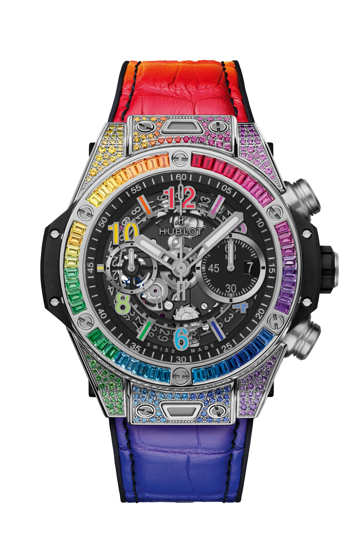 Hublot  Big Bang Unico Titanium Rainbow