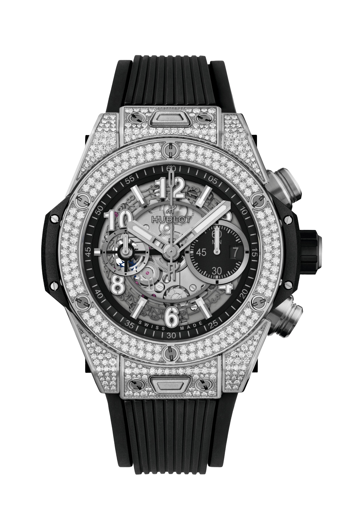 Hublot  Big Bang Unico Titanium Pavé