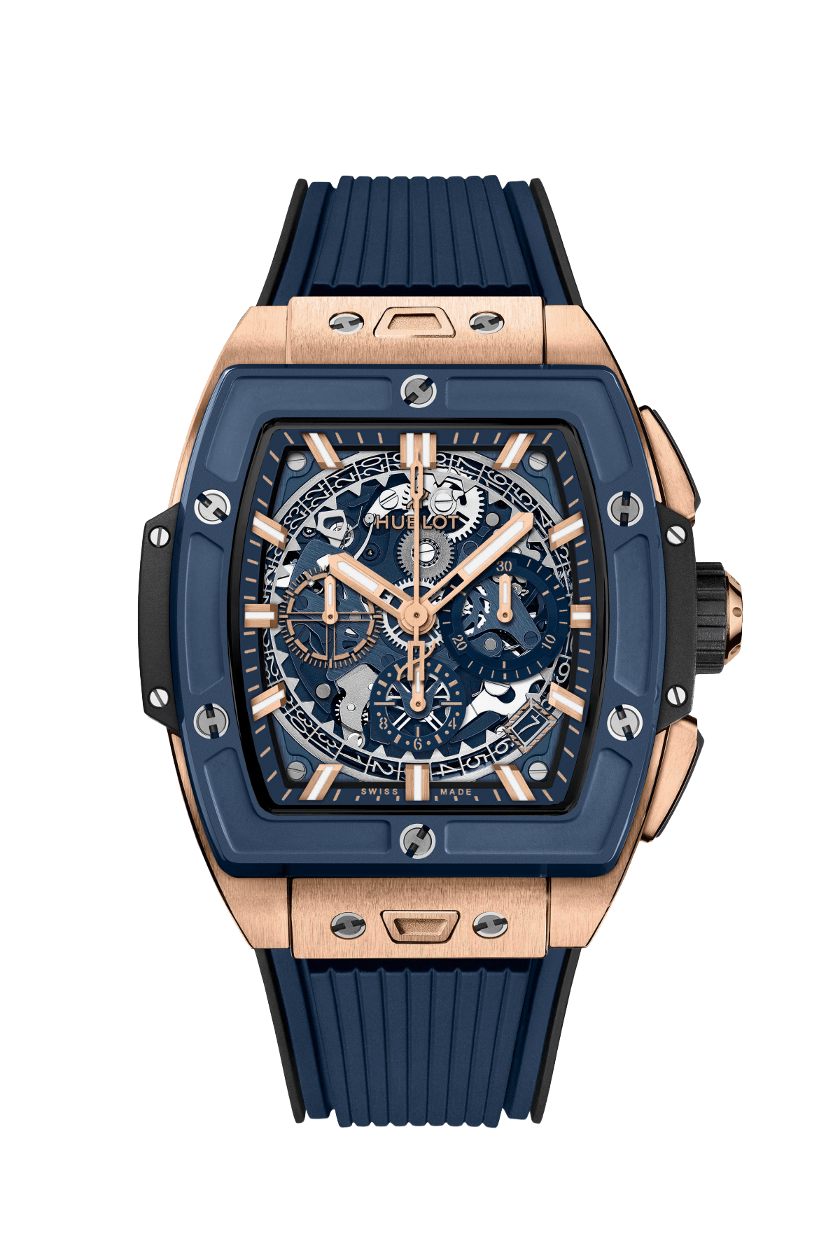 Hublot  Spirit of Big Bang King Gold Blue Ceramic